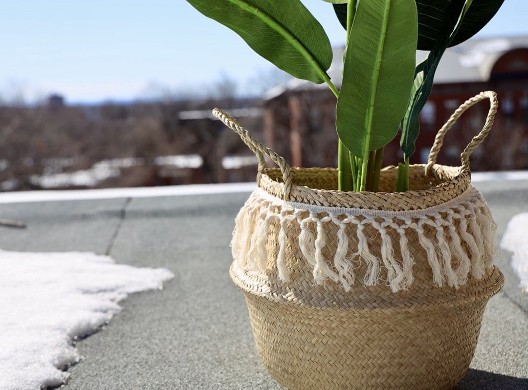 Pokha - Seagrass Basket With Tassel