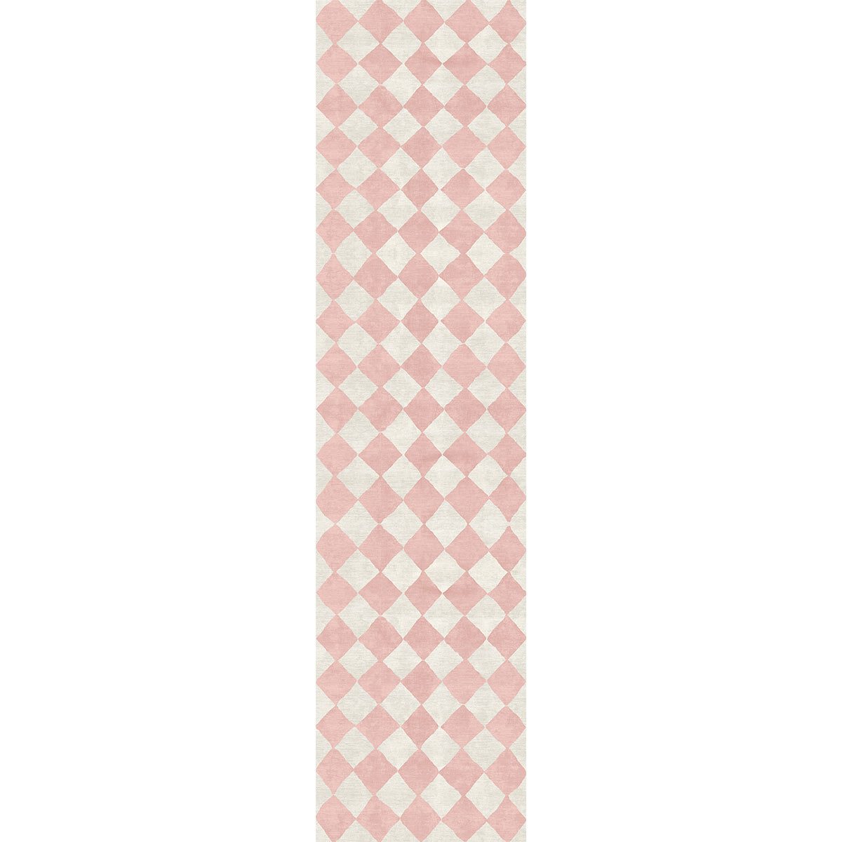 Trestres Checkered Malibu Pink & Ivory Rug