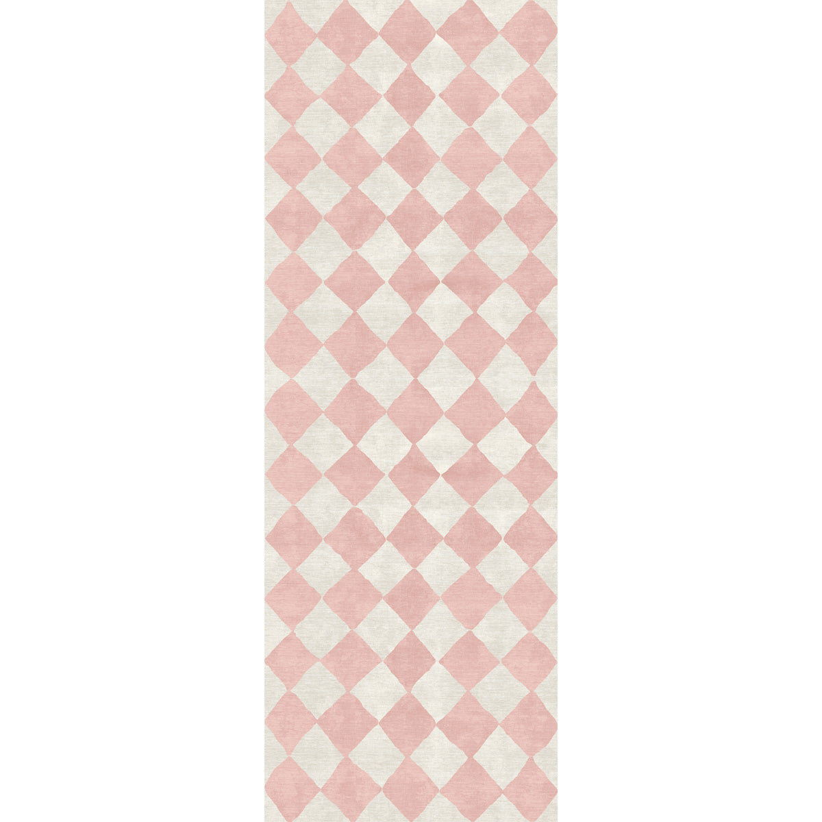 Trestres Checkered Malibu Pink & Ivory Rug
