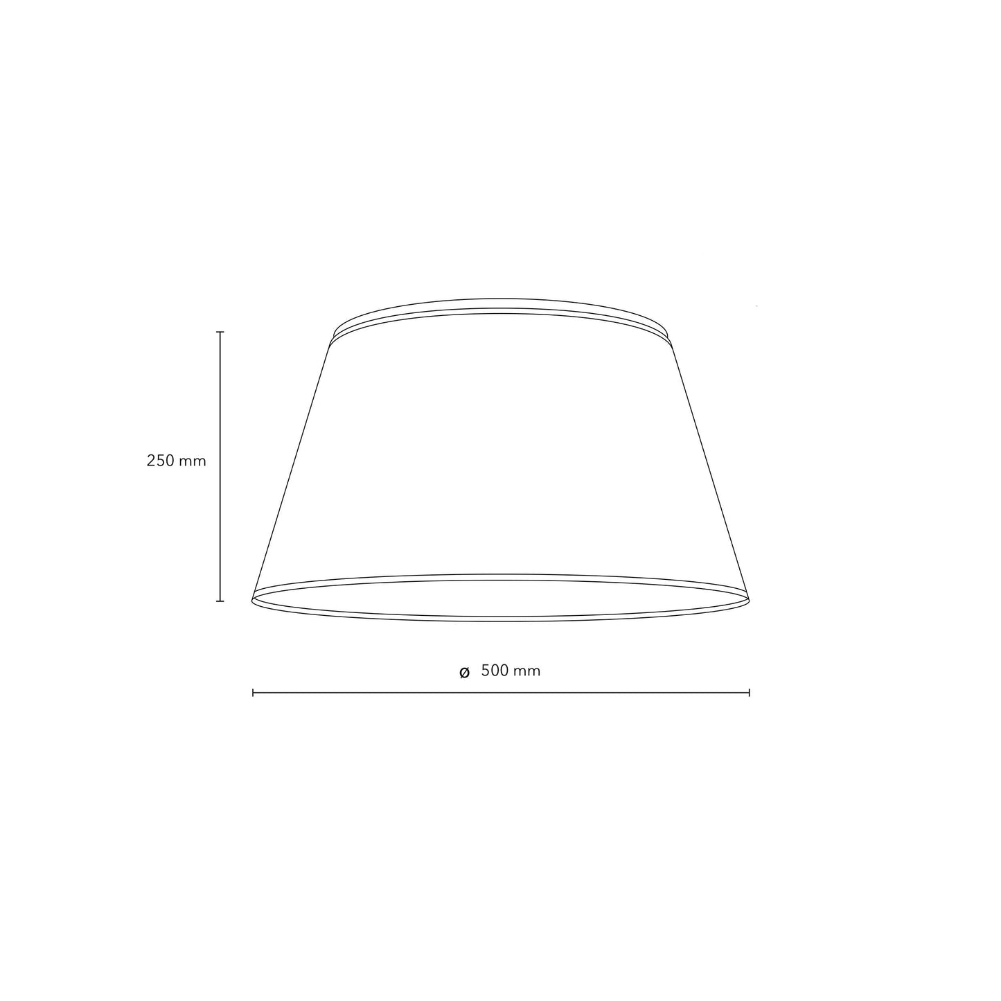 FORMO Linen Flush Mount Light