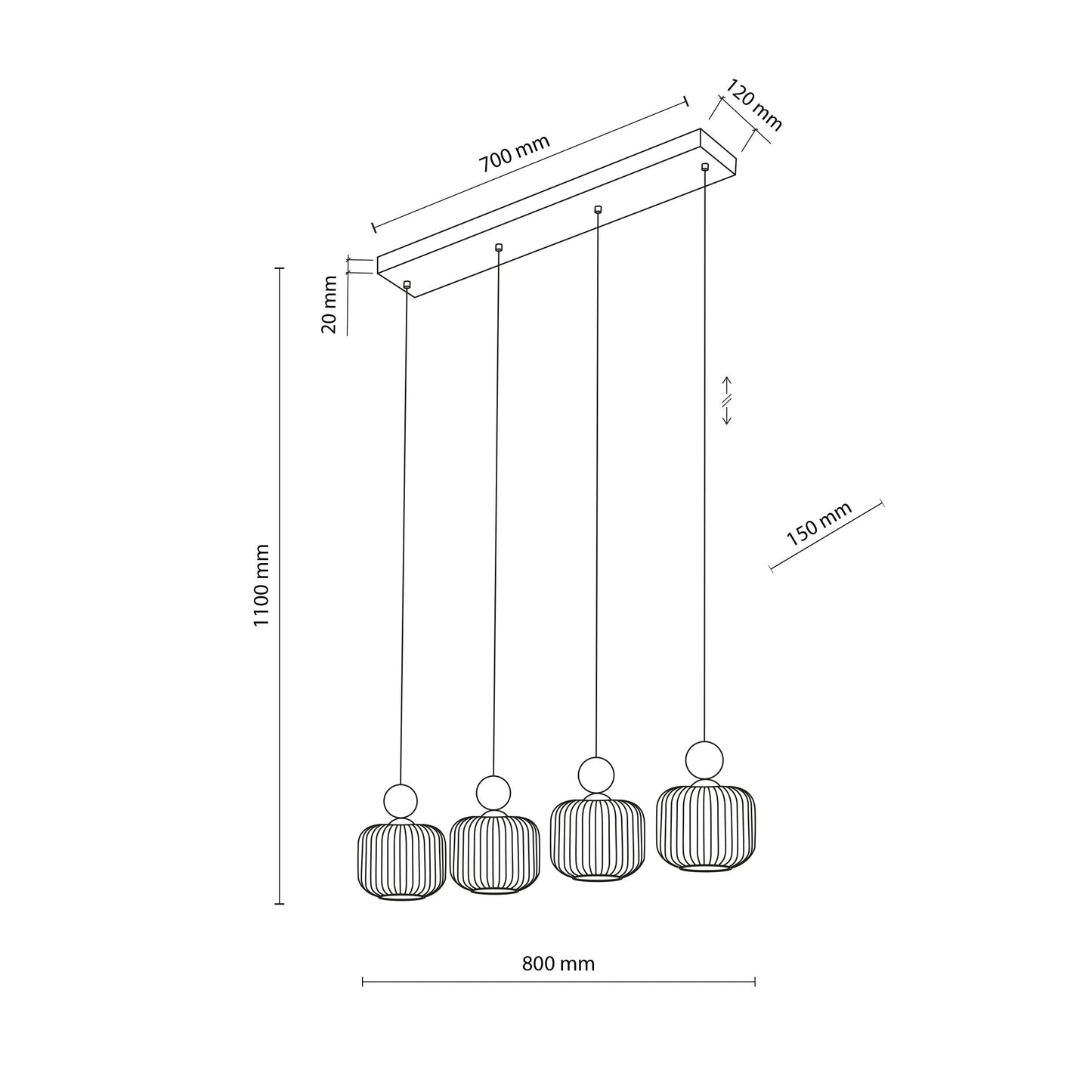 Ballo Scandinavian Pendant Light 4