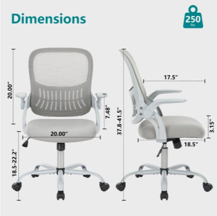 Chaise de bureau haute pour bureau debout avec repose-pieds réglable, hauteur comptoir