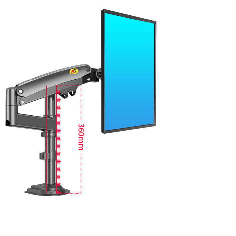 Support d'écran d'ordinateur F80, double écran LCD, télescopique, rotatif, relevable, F100A