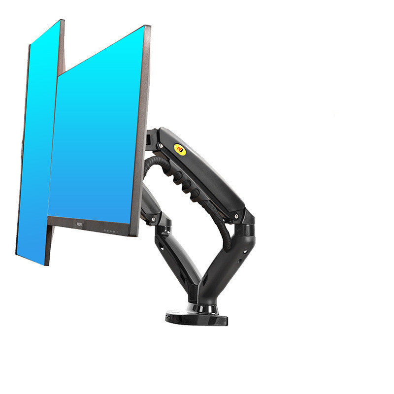 Support d'écran d'ordinateur F80, double écran LCD, télescopique, rotatif, relevable, F100A