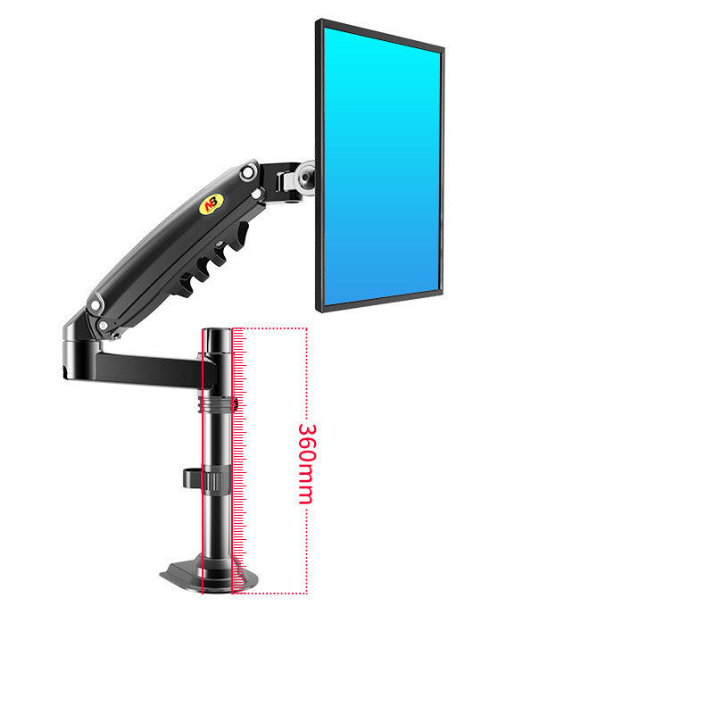 Support d'écran d'ordinateur F80, double écran LCD, télescopique, rotatif, relevable, F100A