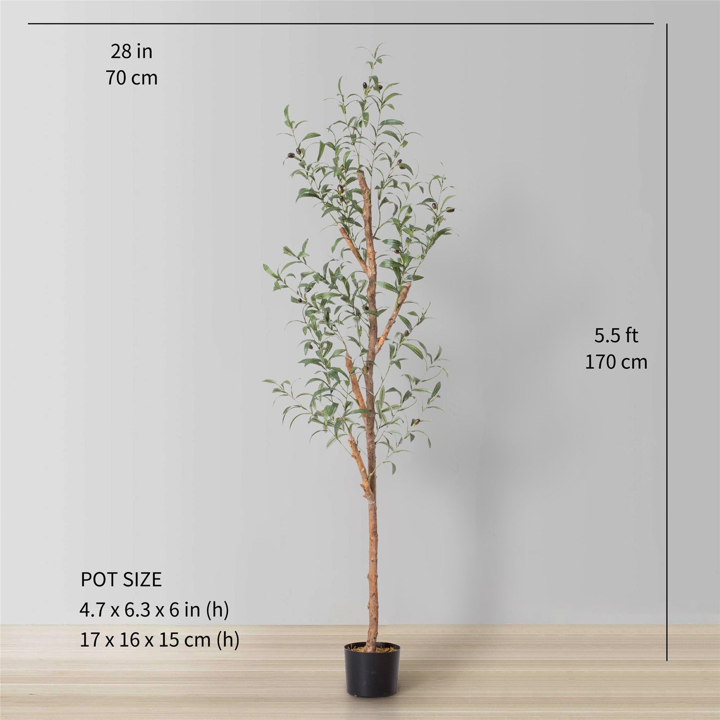 Olivo Artificial Olive Tree Potted Plant (Multiple Sizes)
