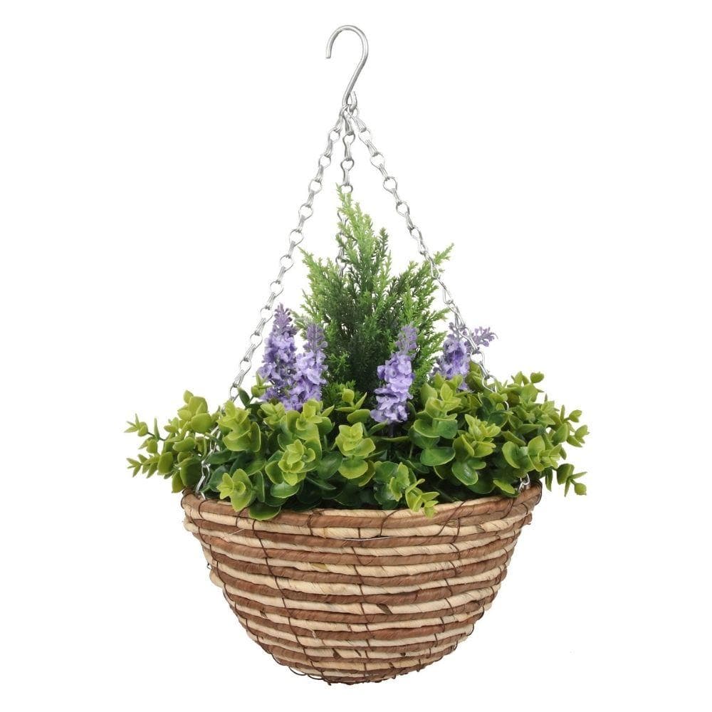 Penelope Artificial Floral Arrangement In Hanging Basket