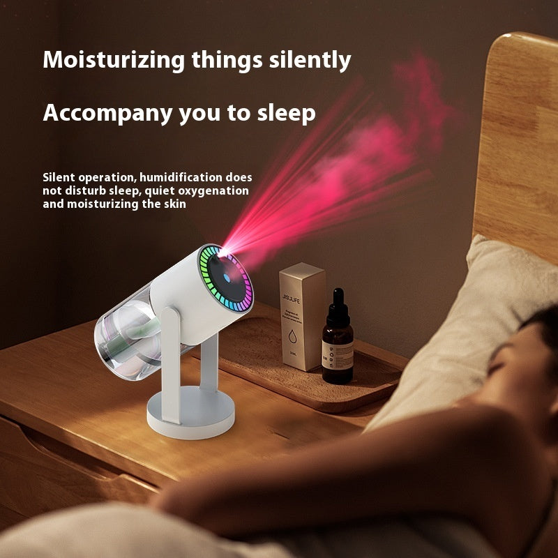 Nouvel humidificateur d'air à projection de ciel étoilé, petit appareil portable anti-brûlure à sec, vaporisateur USB, tête vibrante