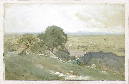 Petite Scapes Olive Trees At Tivoli C. 1873