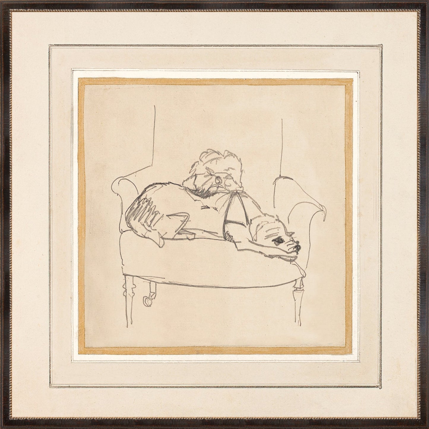 COLLECTION 23 – TWO DOGS ON A CHAIR C. 1930