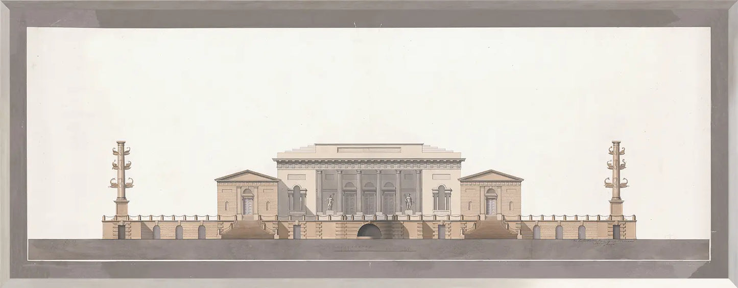 Italian Villa Facade lll, C. 1838