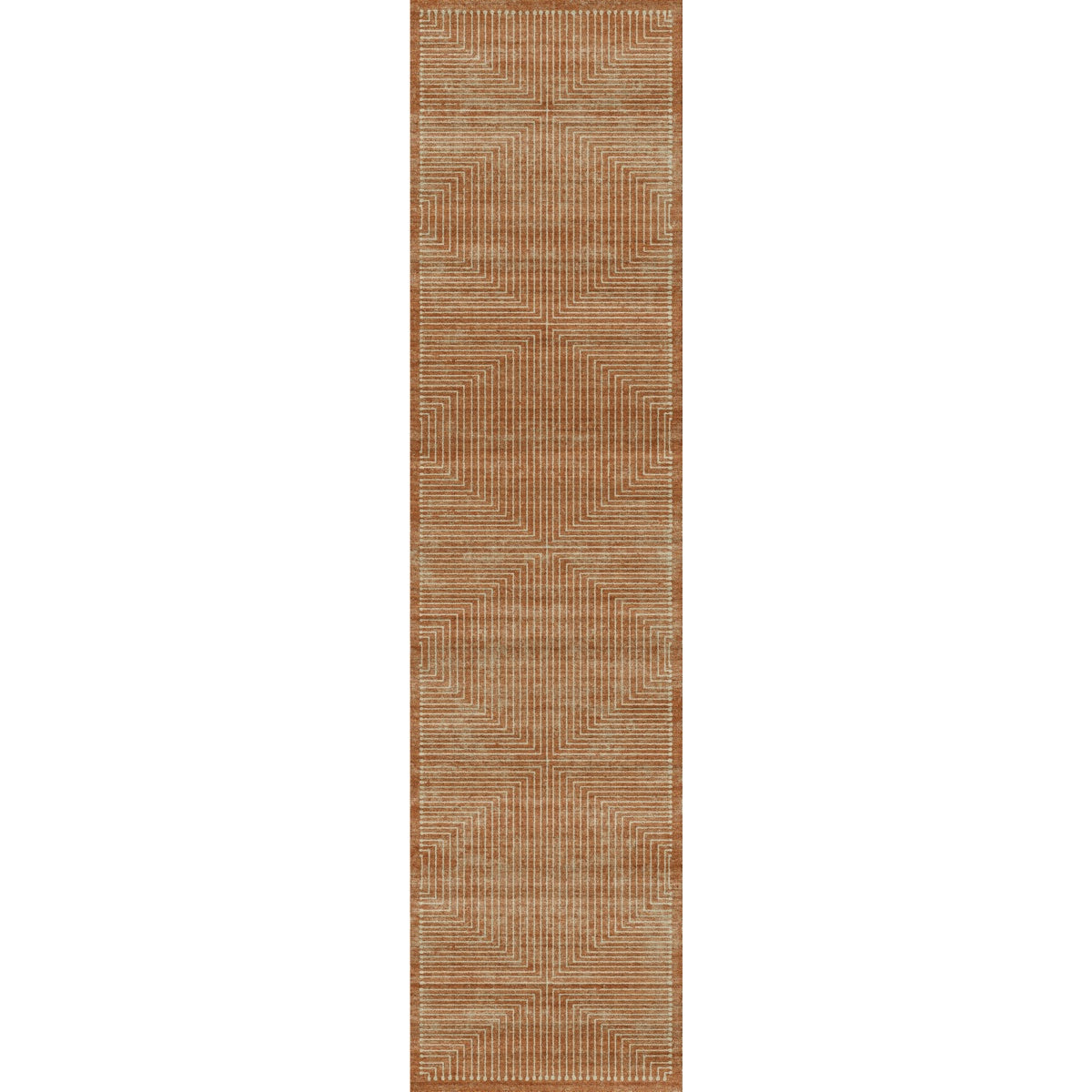 Bond Natural Orange Ivory Rug