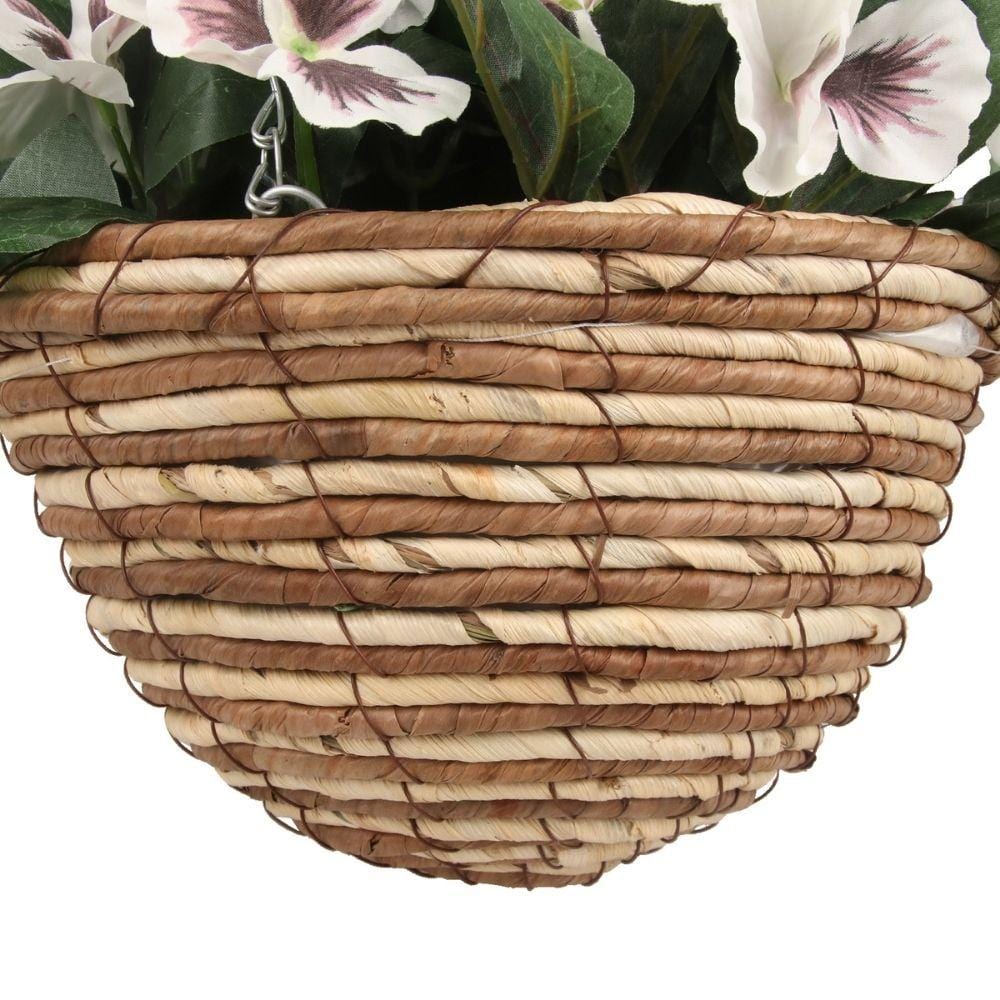 Camila Artificial Floral Arrangement In Hanging Basket
