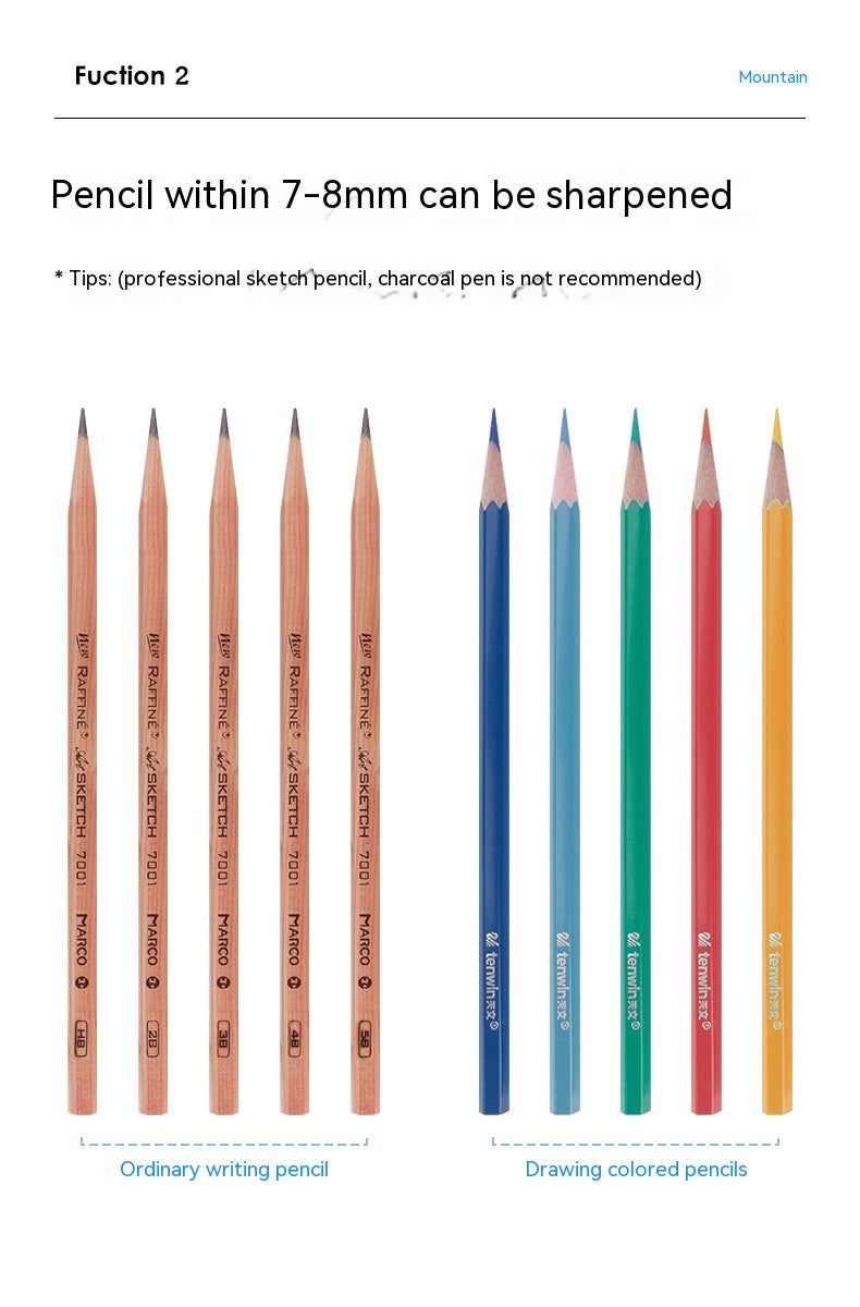 Taille-crayon entièrement automatique pour le bureau et la maison