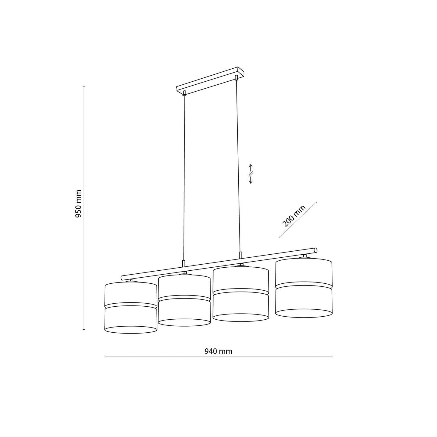 NICOL Scandinavian Pendant Light