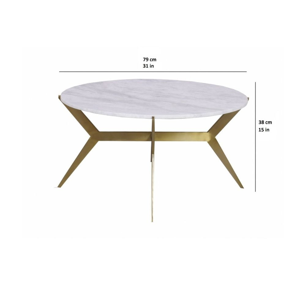 Sevi Round Marble Coffee Table