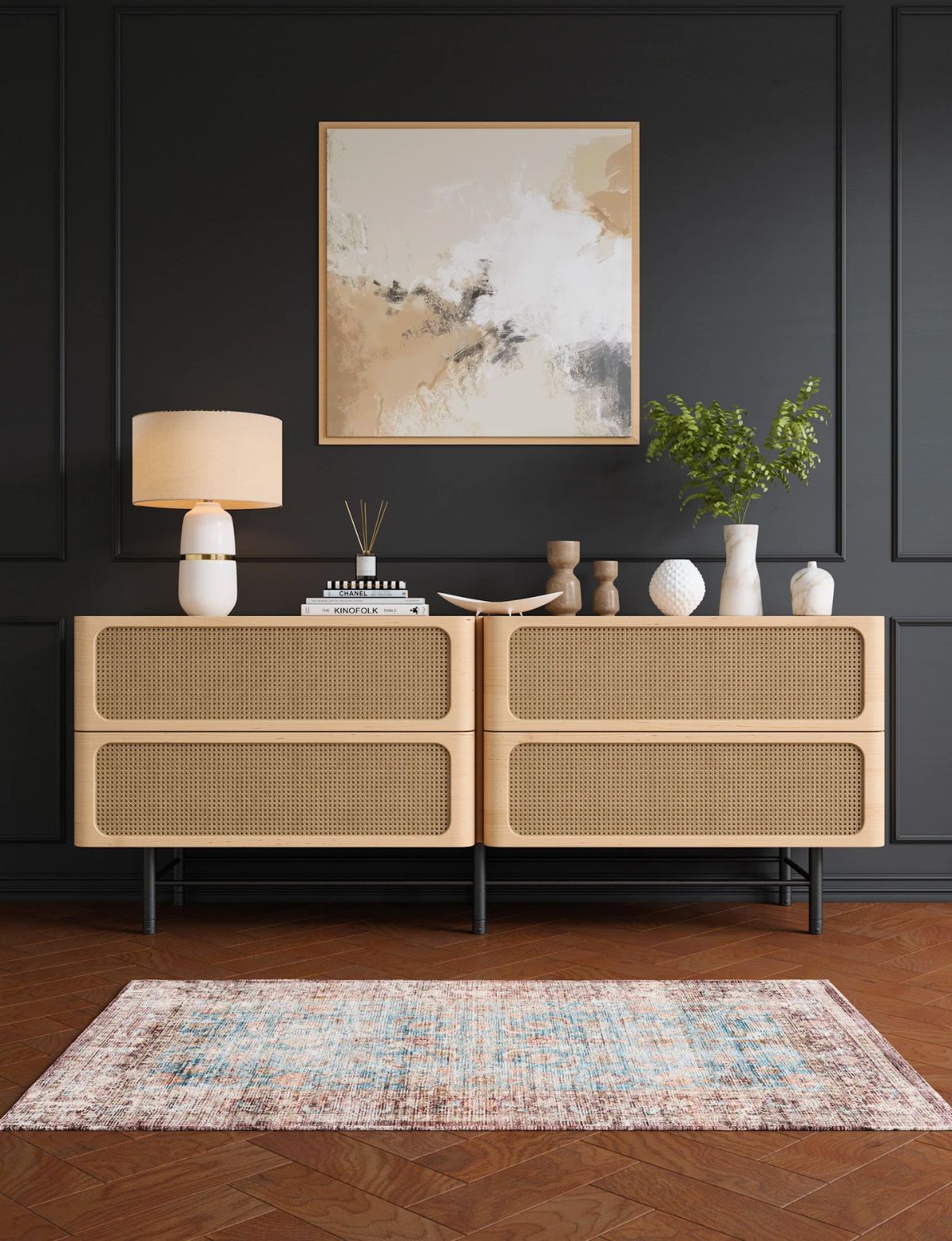 Zariah Brick Lagoon Rug