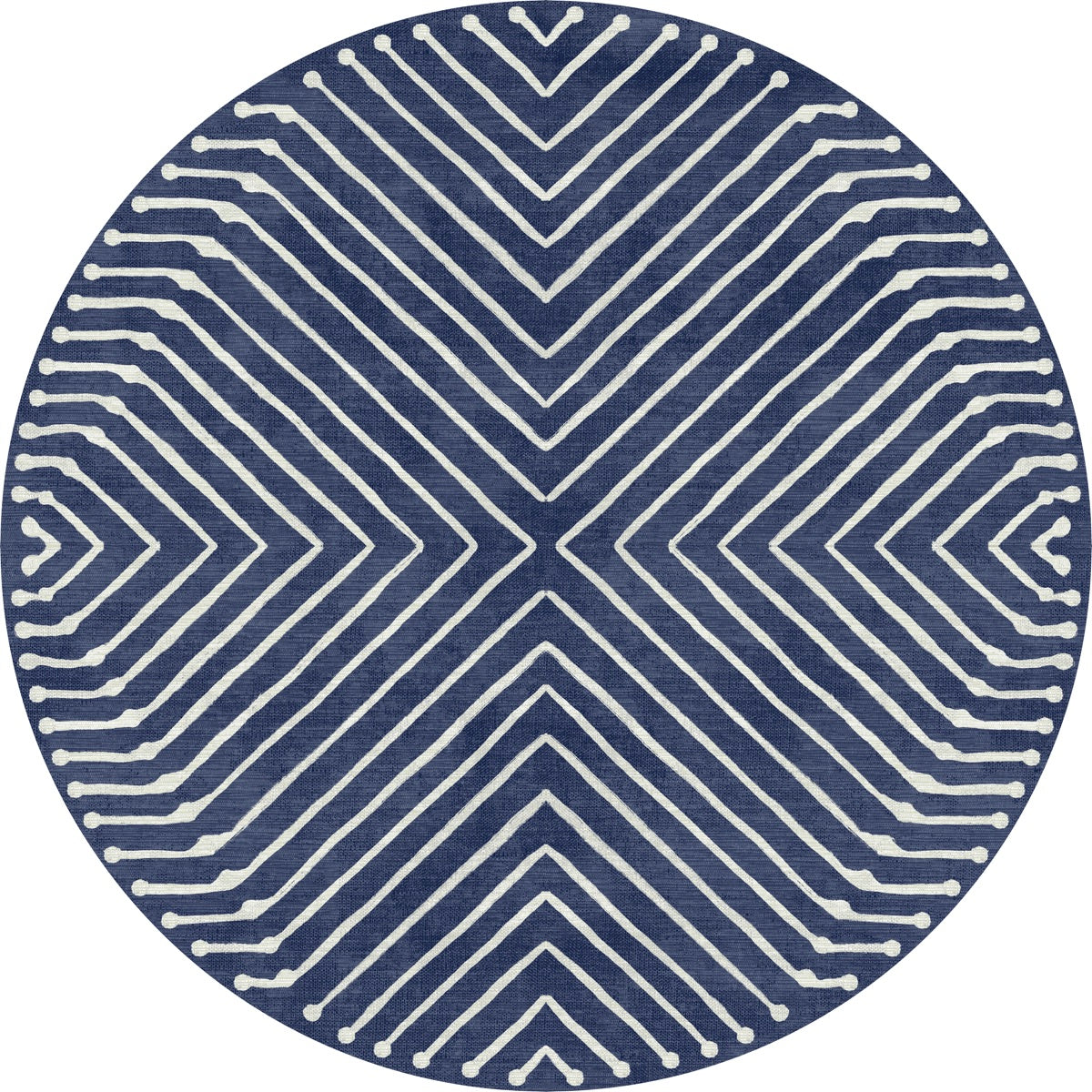 Calator Navy Blue Rug