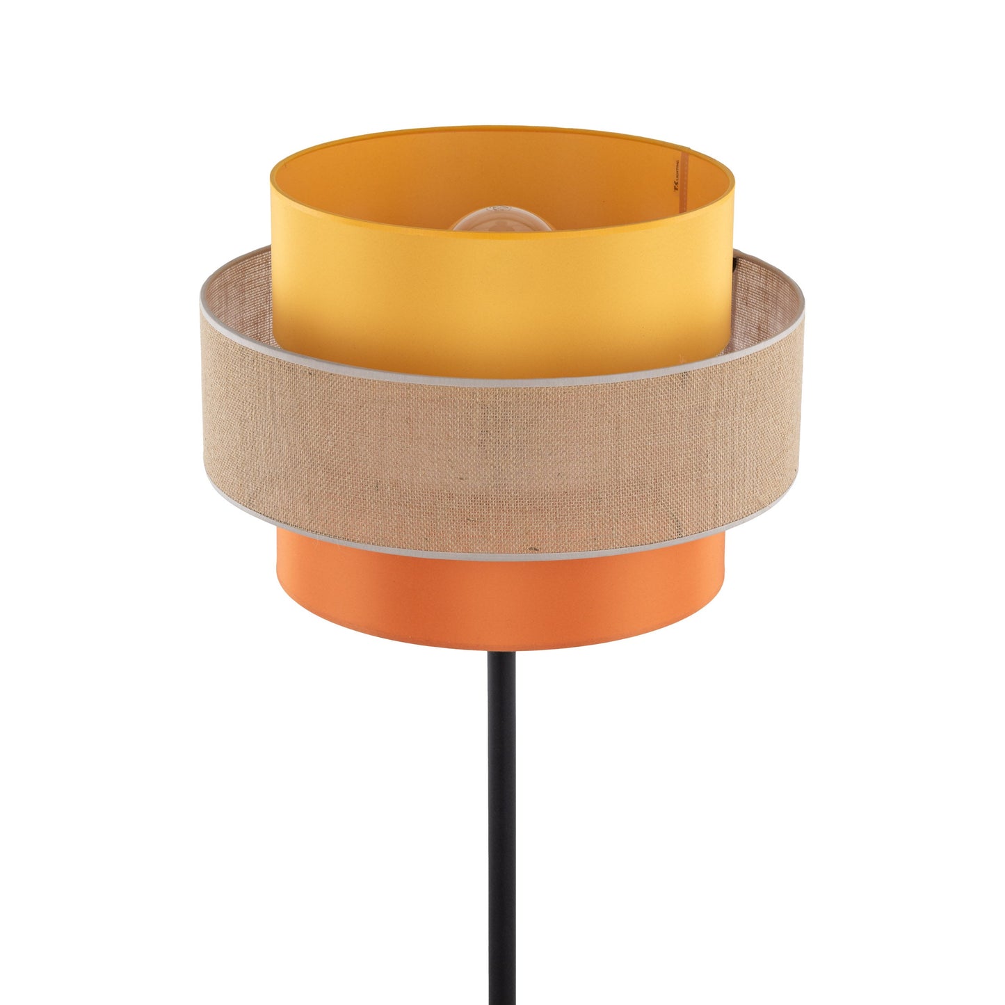 TRIO Jute Mid-Century Boho Floor Lamp