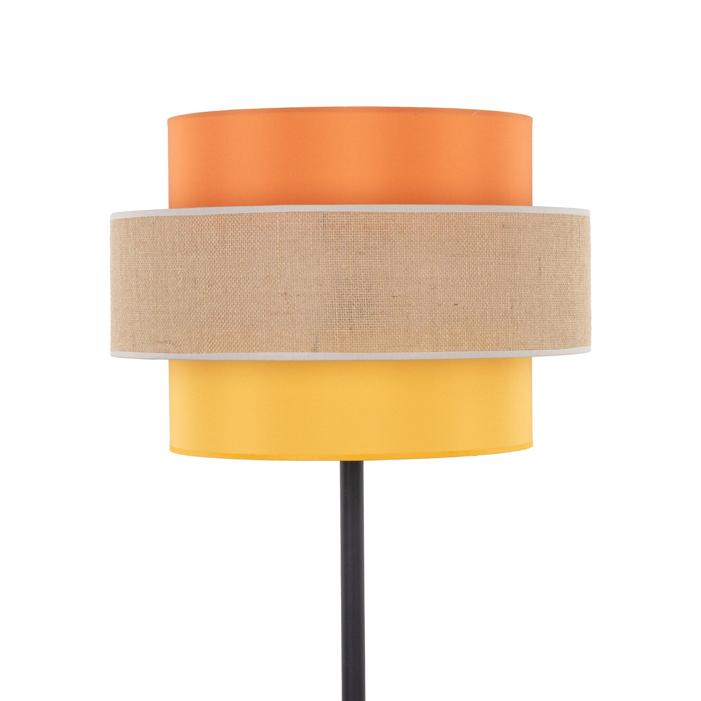 TRIO Jute Mid-Century Boho Floor Lamp