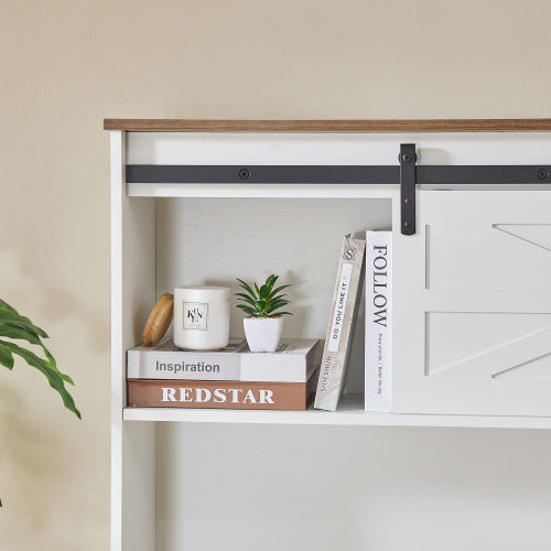 Bureau en bois avec station de charge