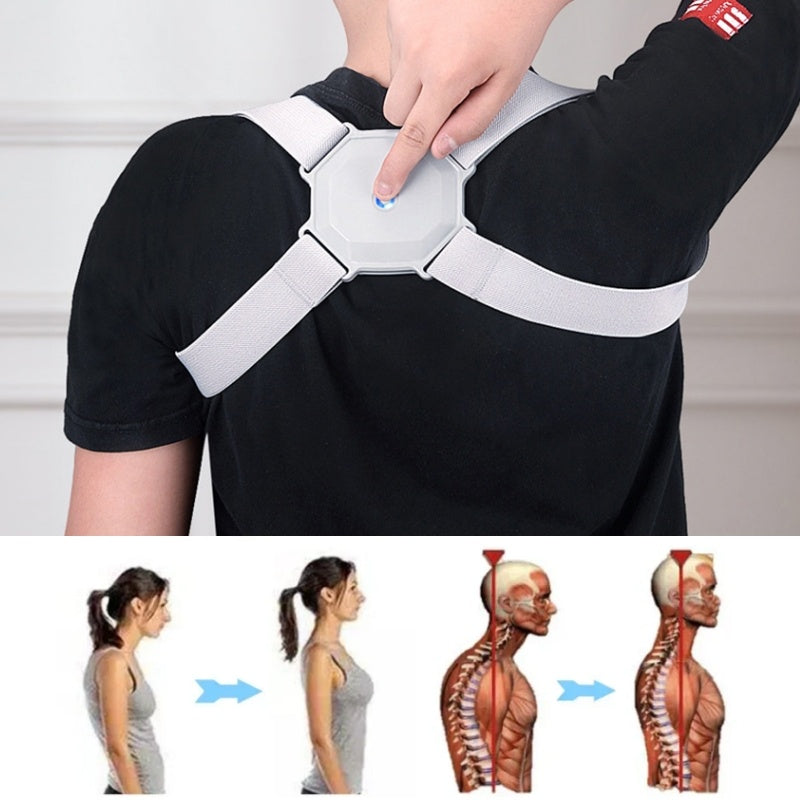 Correcteur de posture intelligent réglable pour enfants et adultes, ceintures de correction du dos bossu, évaluation de la posture en temps réel, entraînement