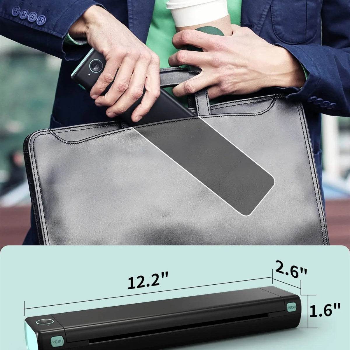 A4 Portable Printers Wireless | Travel Bluetooth Thermal Printer - Austrige™