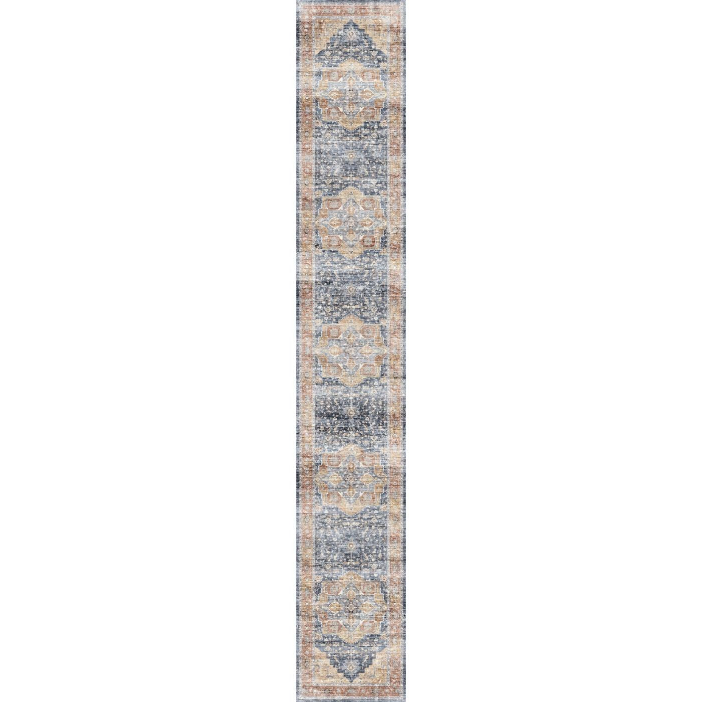 Talia Orange Blue Rug
