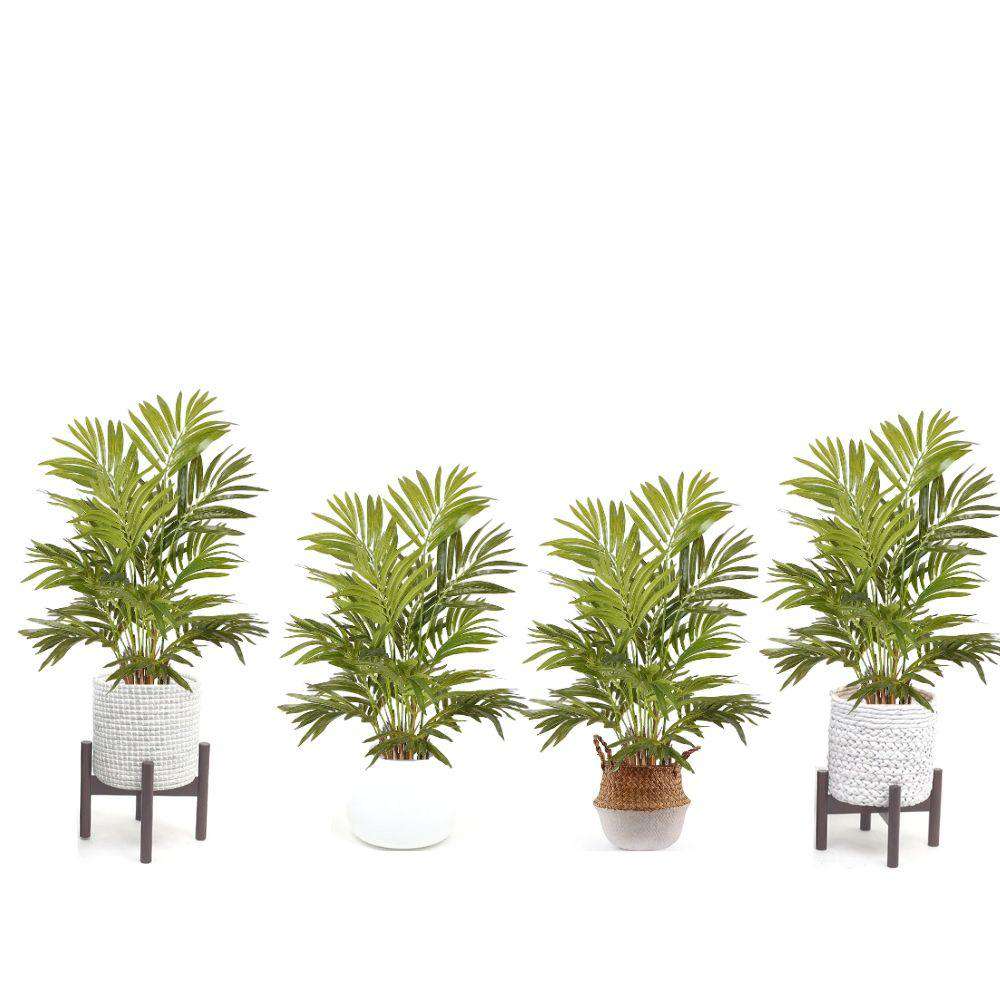 Cruz Artificial Areca Palm Tree Potted Plant 2.6'