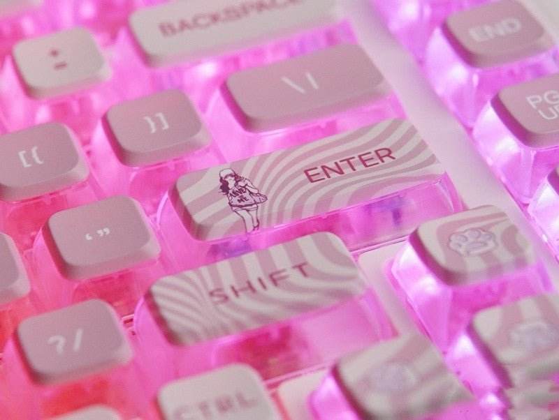 Home Office Colorful Wireless Mechanical Keyboard - Austrige™