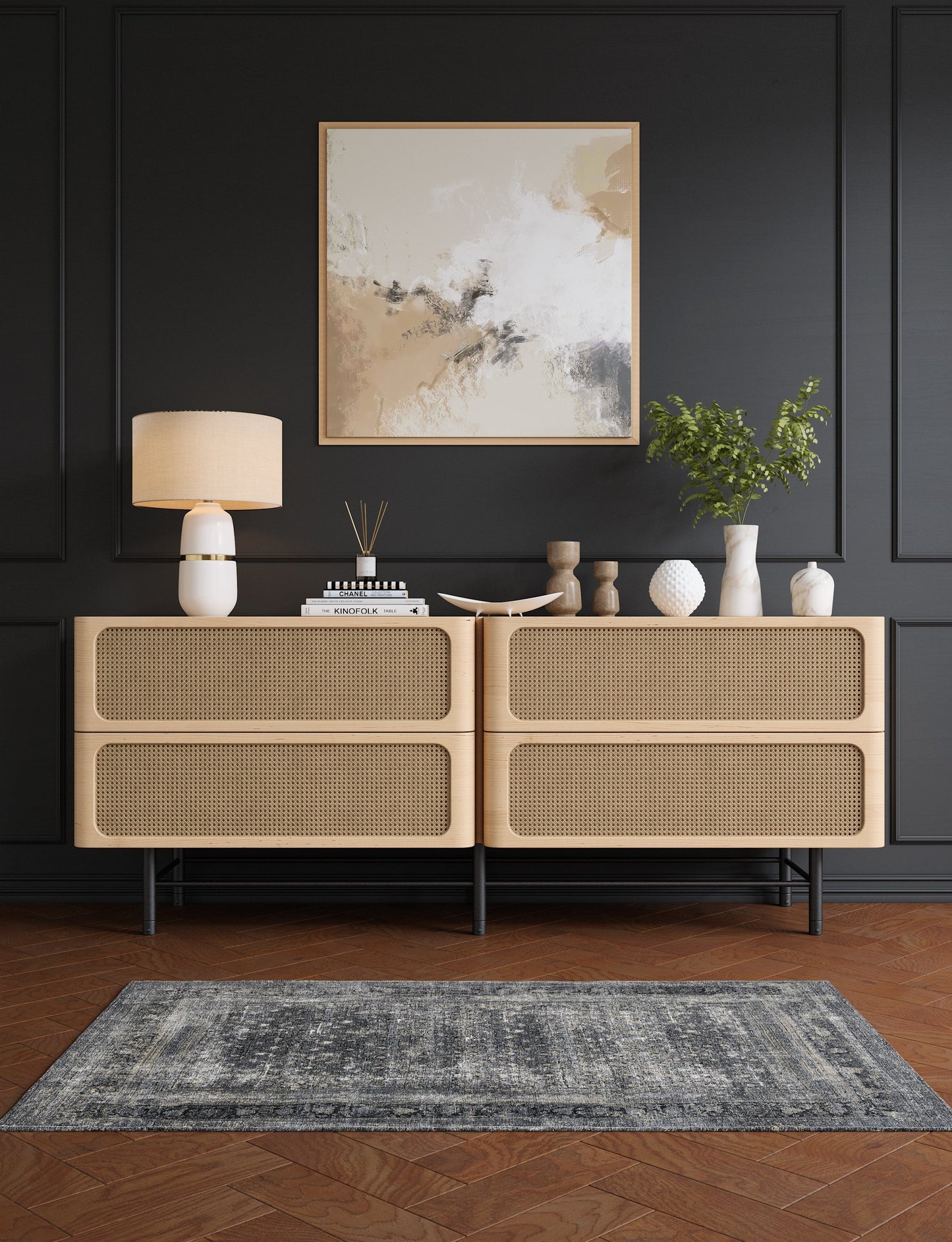 Regal Black Gold Sand Rug