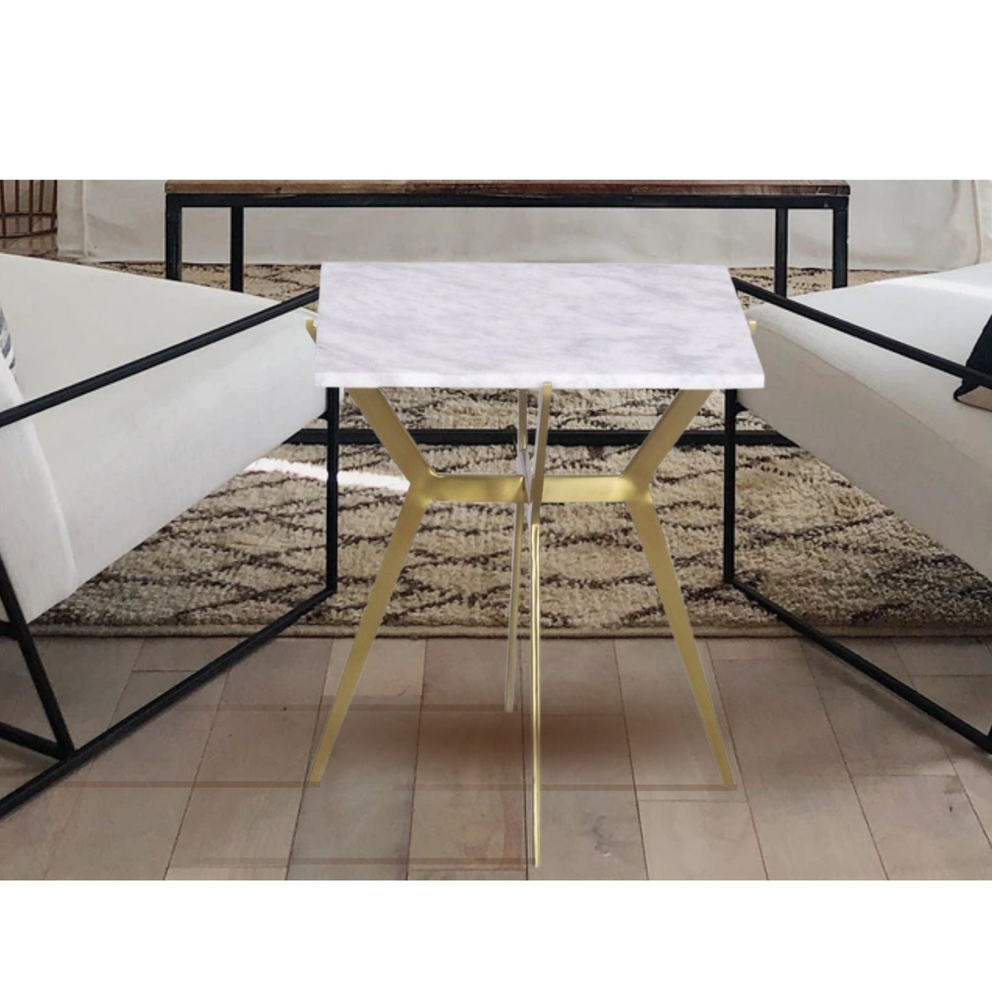 Sevi Square Marble Side Table