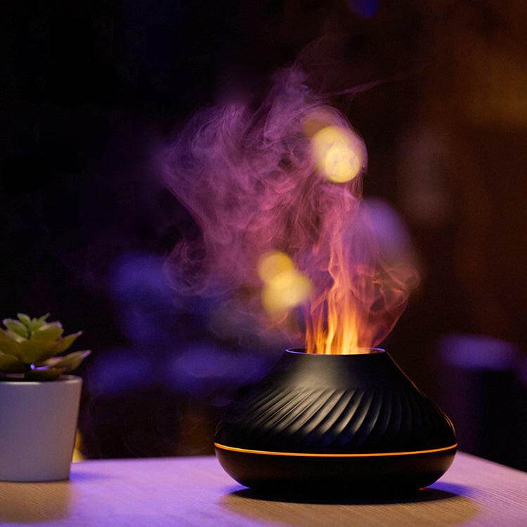 Newest RGB Flame Aroma Diffuser | 130Ml 3d Colorful Flame - Austrige™