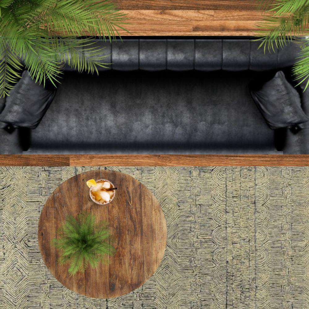 Ocean Woven Wool 6X9 Rug