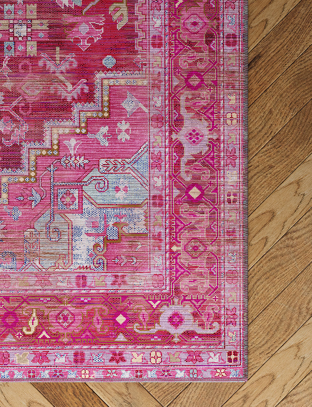 Ozana Pink Teal Rug