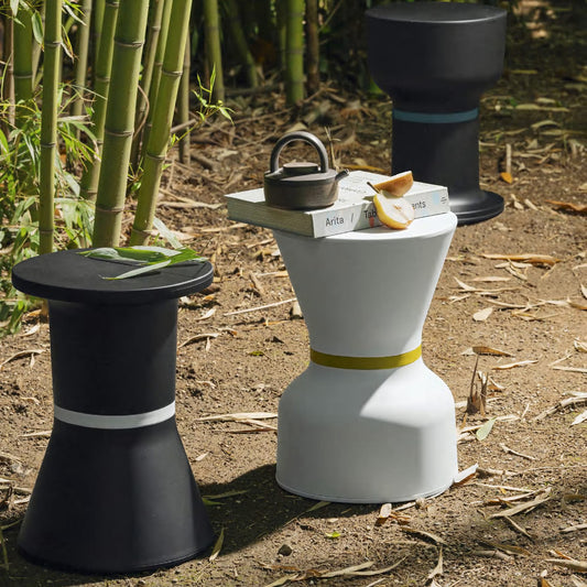 Pa.He.Ko End Table & Stool Indoor & Outdoor