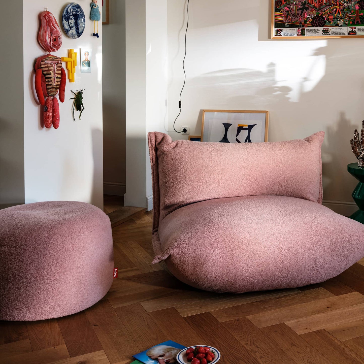 Point Large Sherpa Ottoman & Footrest Indoor