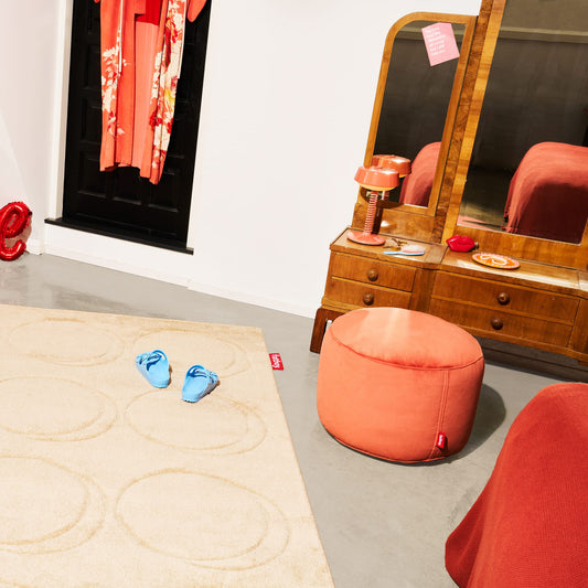 Point Velvet Ottoman & Footrest Indoor