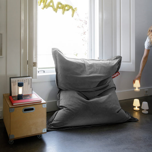 Slim Velvet Bean Bag Indoor