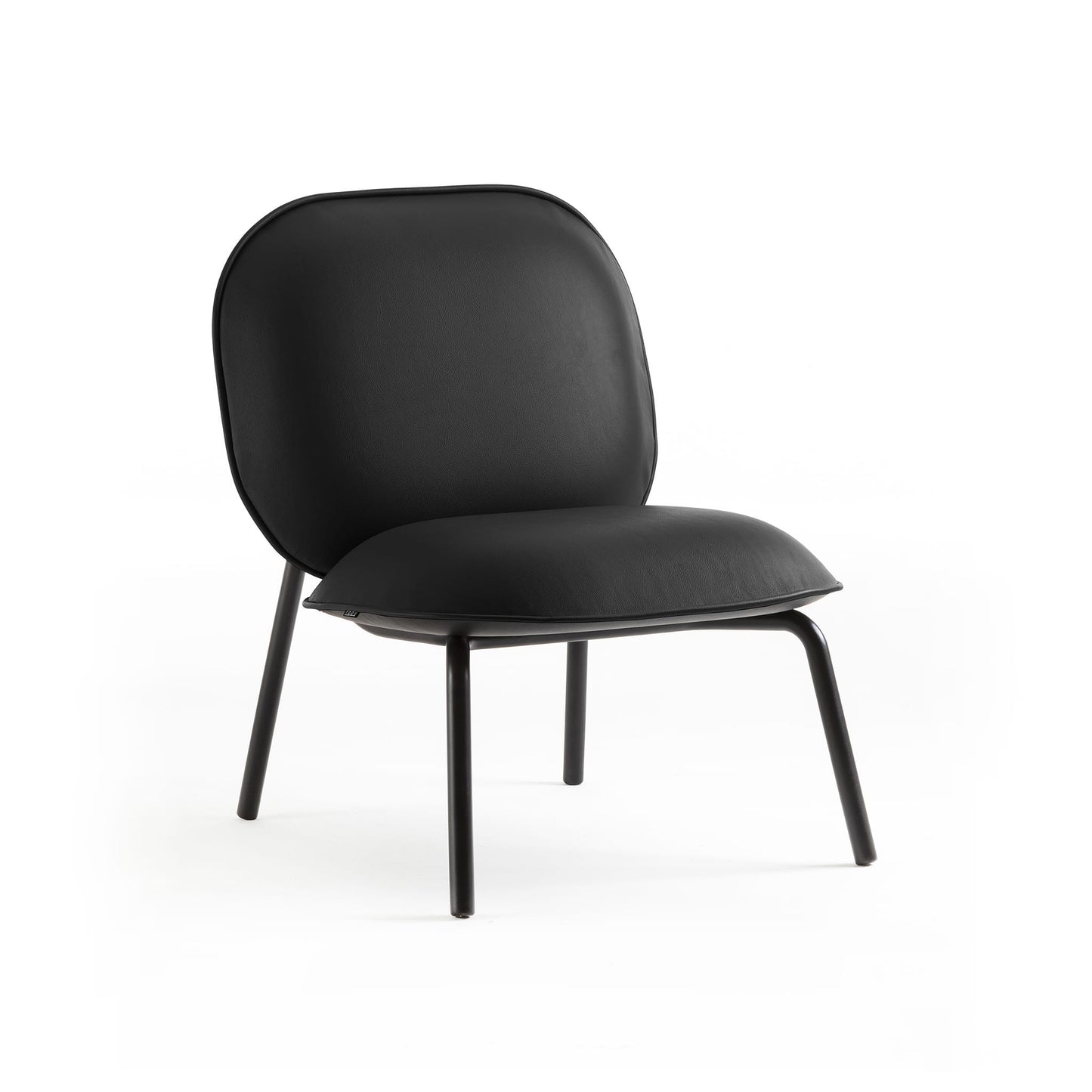 Tasca Lounge Chair & Ottoman Eco Leather Fabric Indoor
