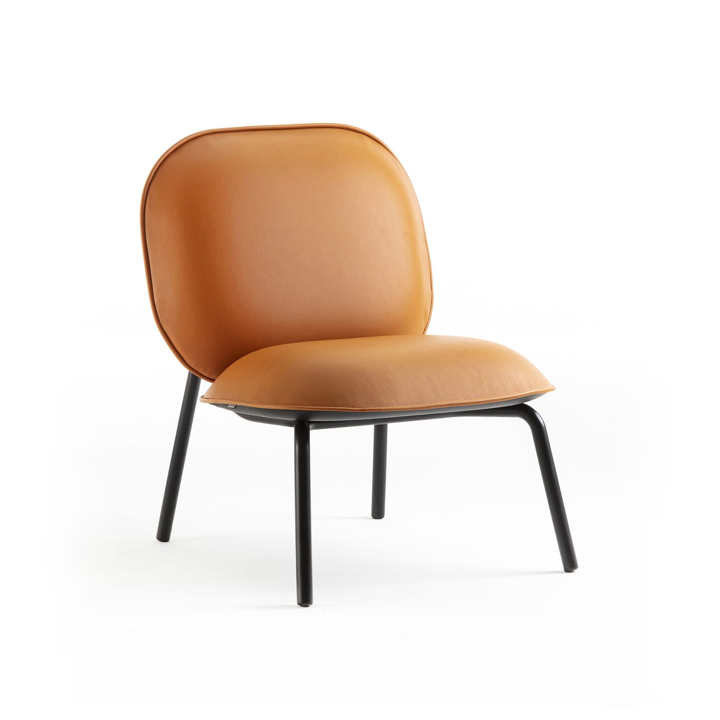 Tasca Lounge Chair & Ottoman Eco Leather Fabric Indoor