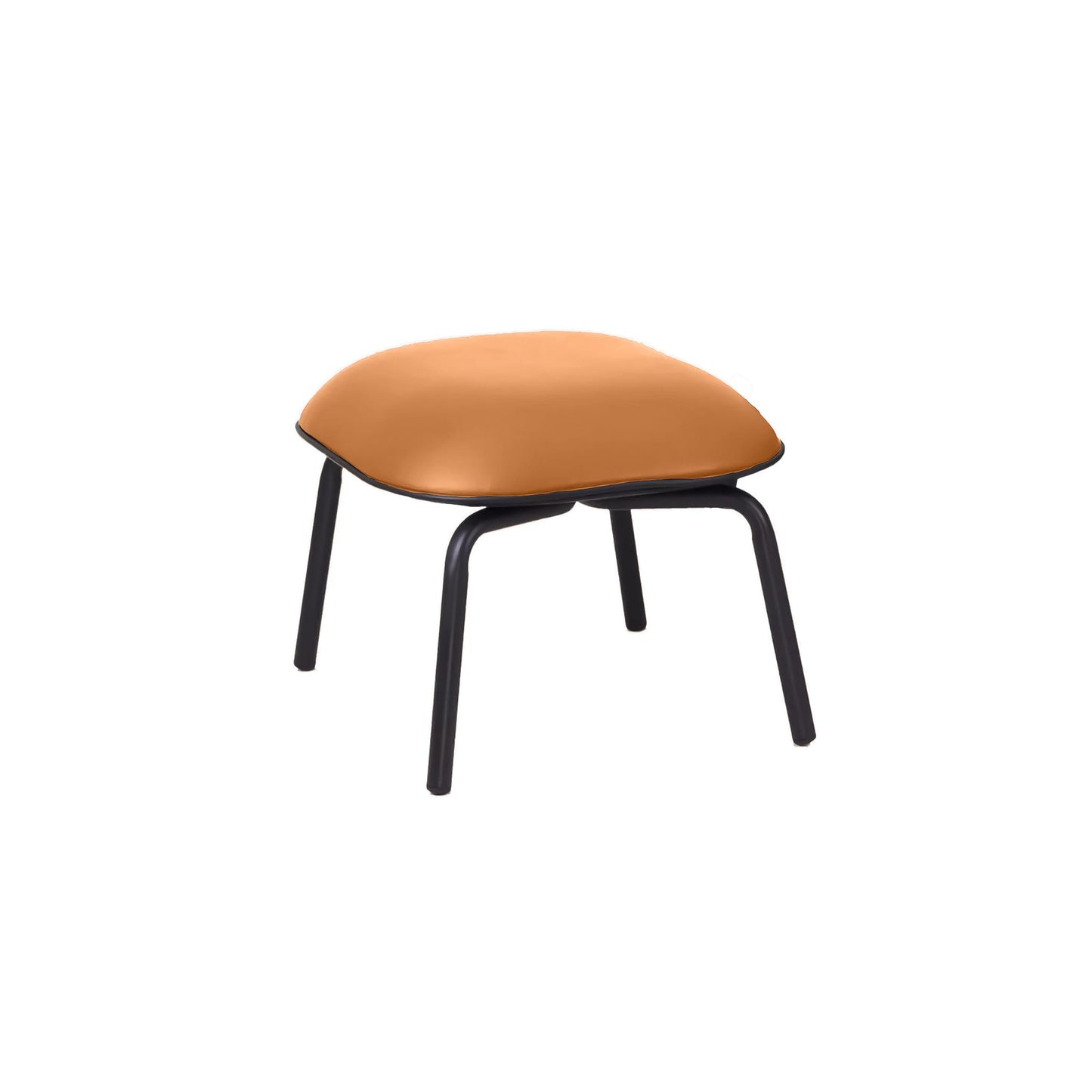 Tasca Lounge Chair & Ottoman Eco Leather Fabric Indoor