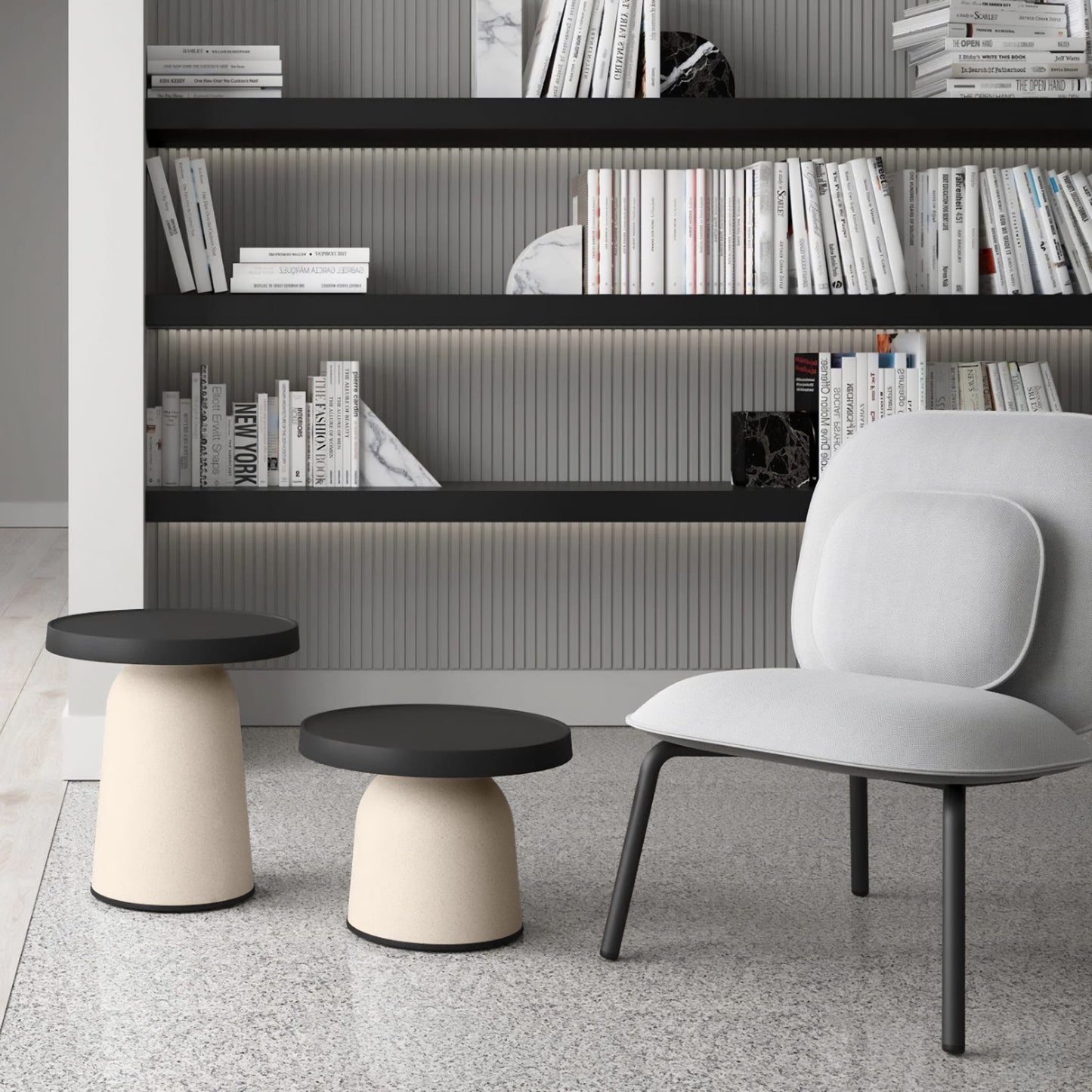 Thick Top Side Table Indoor & Outdoor