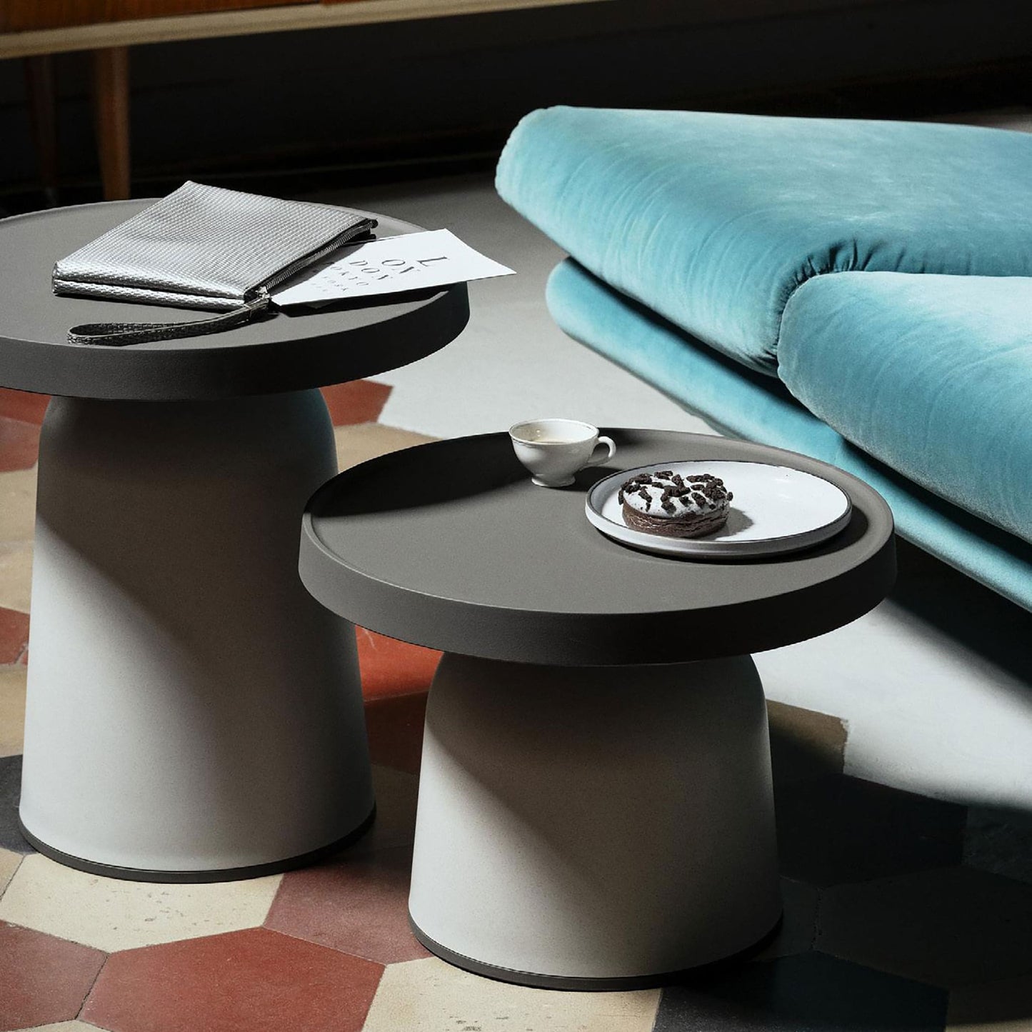 Thick Top Side Table Indoor & Outdoor