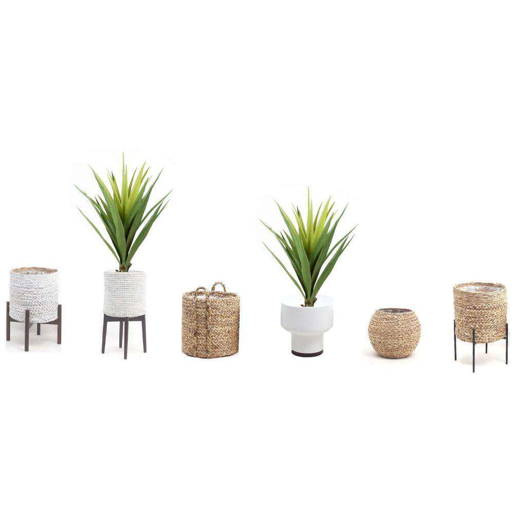 Tila Artificial Agave Tree Potted Plant 3'