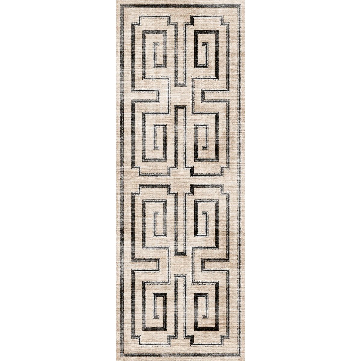 Noa Natural Black Rug