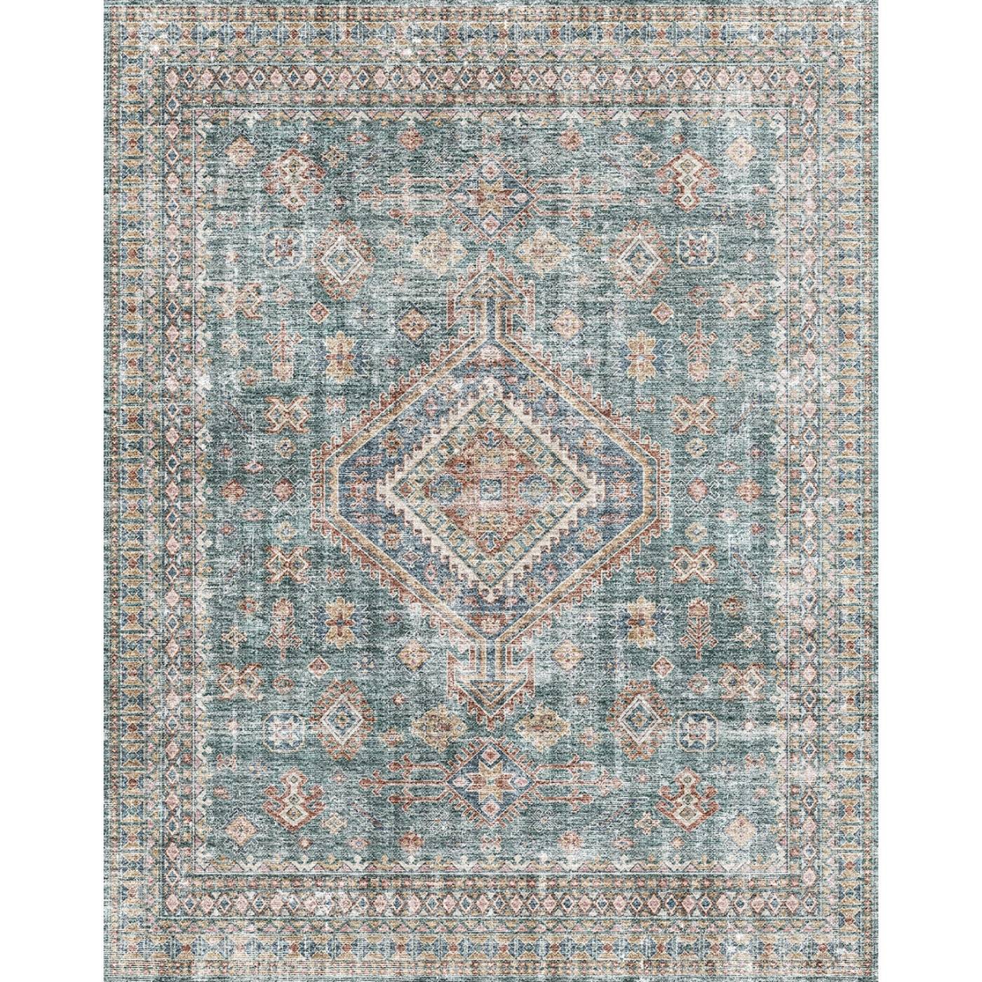 Abrama Green Rug