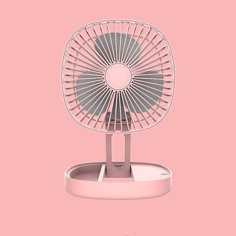 Usb Charging Folding Telescopic Small Fan - Austrige™