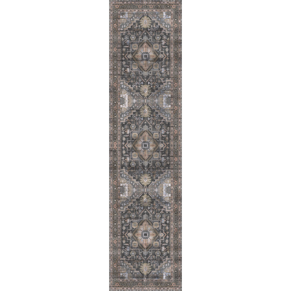 Ozana Brown Multi Rug