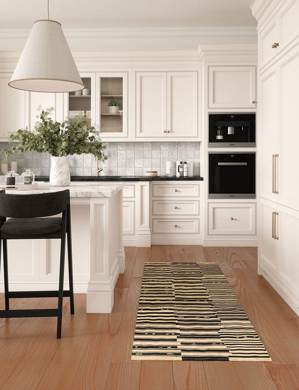 Xelara Natural Black Rug